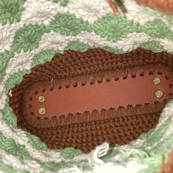 Crochet beach bag with cherries - Picture 3 of 4